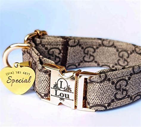 gucci shirt for dog|Gucci dog collar and leash.